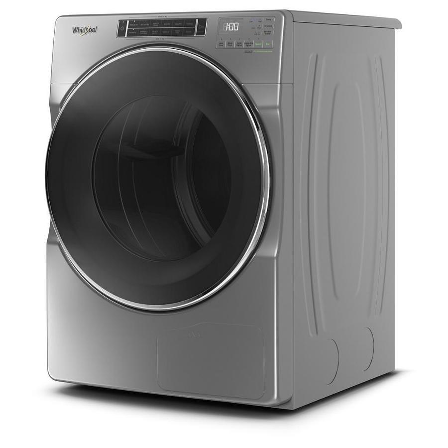 Whirlpool 7.4-cu ft Stackable Front Load Ventless Hybrid Heat Pump Electric Dryer - Chrome Shadow