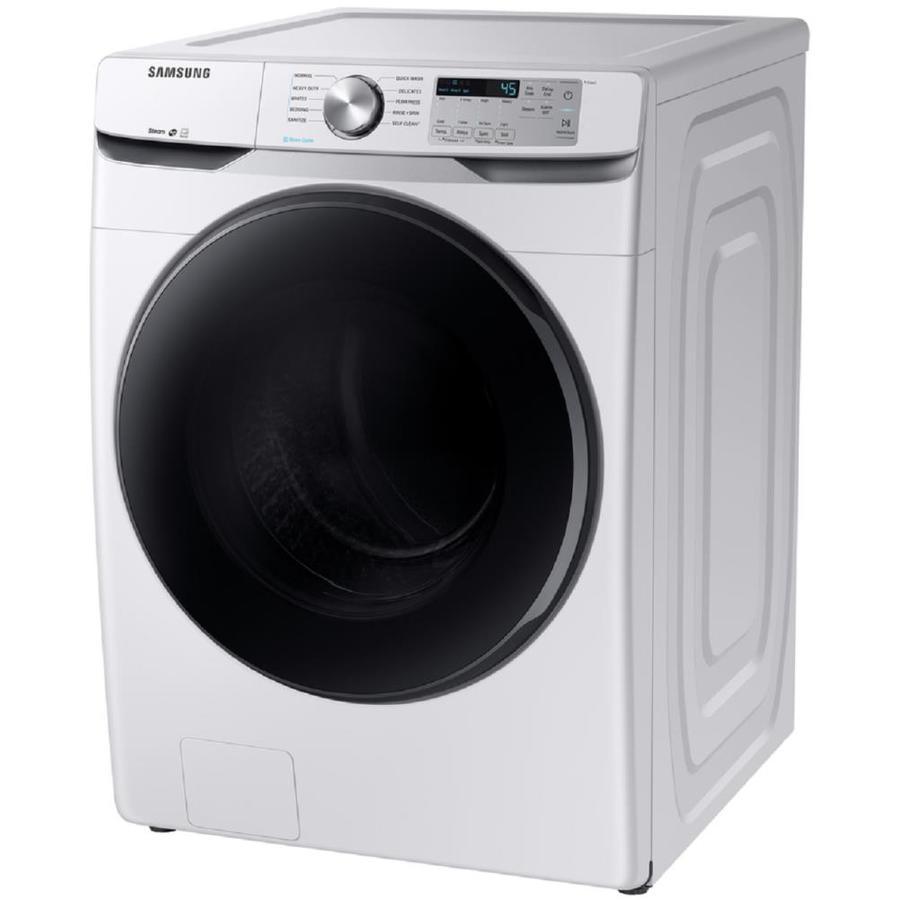 Samsung 4.5-cu ft High Efficiency Stackable Steam Cycle Front-Load Washer (White) ENERGY STAR