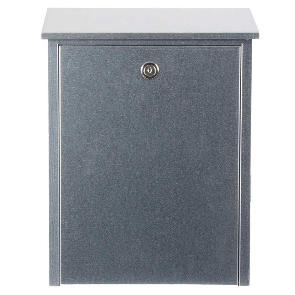 Allux 200 Galvanized Wall Mount Locking Mailbox