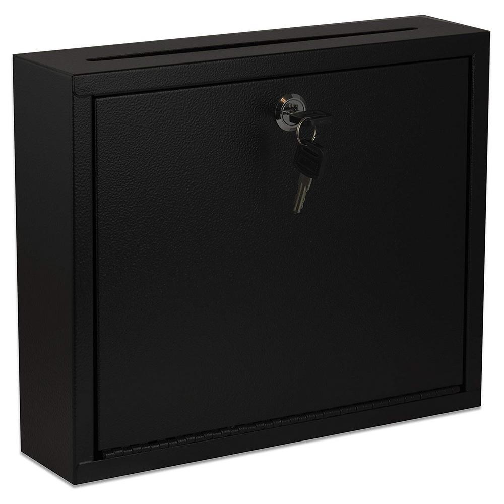 Large Size Black Steel Multi-Purpose Drop Box