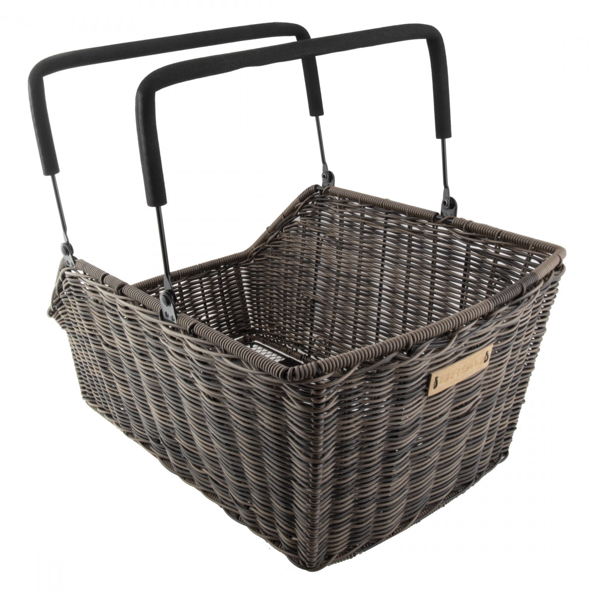 Bike Basket Basil Cento Rattan Look Brown Rattan 18.1x13.4x10.2`