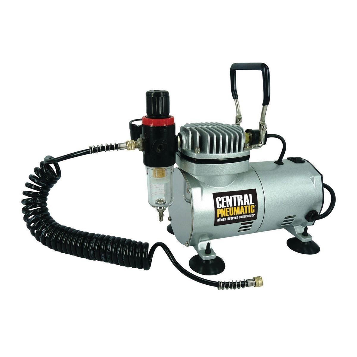 1/6 HP 58 PSI Oil-Free Airbrush Compressor