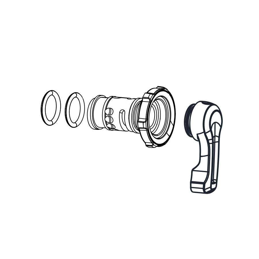 RockShox RT/RL Two-Position Rebound Knob/Compression Lever Kit for Monarch RL/RT