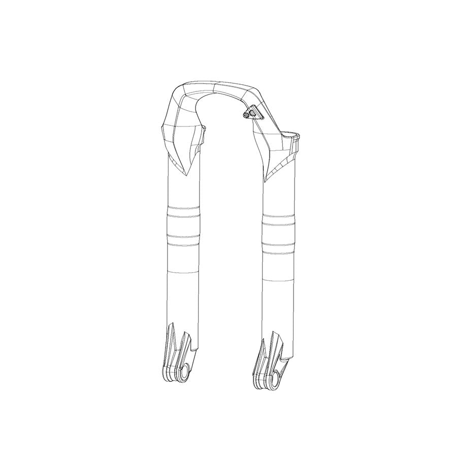 RockShox Lower Leg for RVL 275 15 BLK, 11.4018.006.184