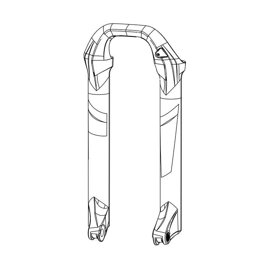 RockShox Lower Leg for Lyrik Ult 27 RED, 11.4018.091.018