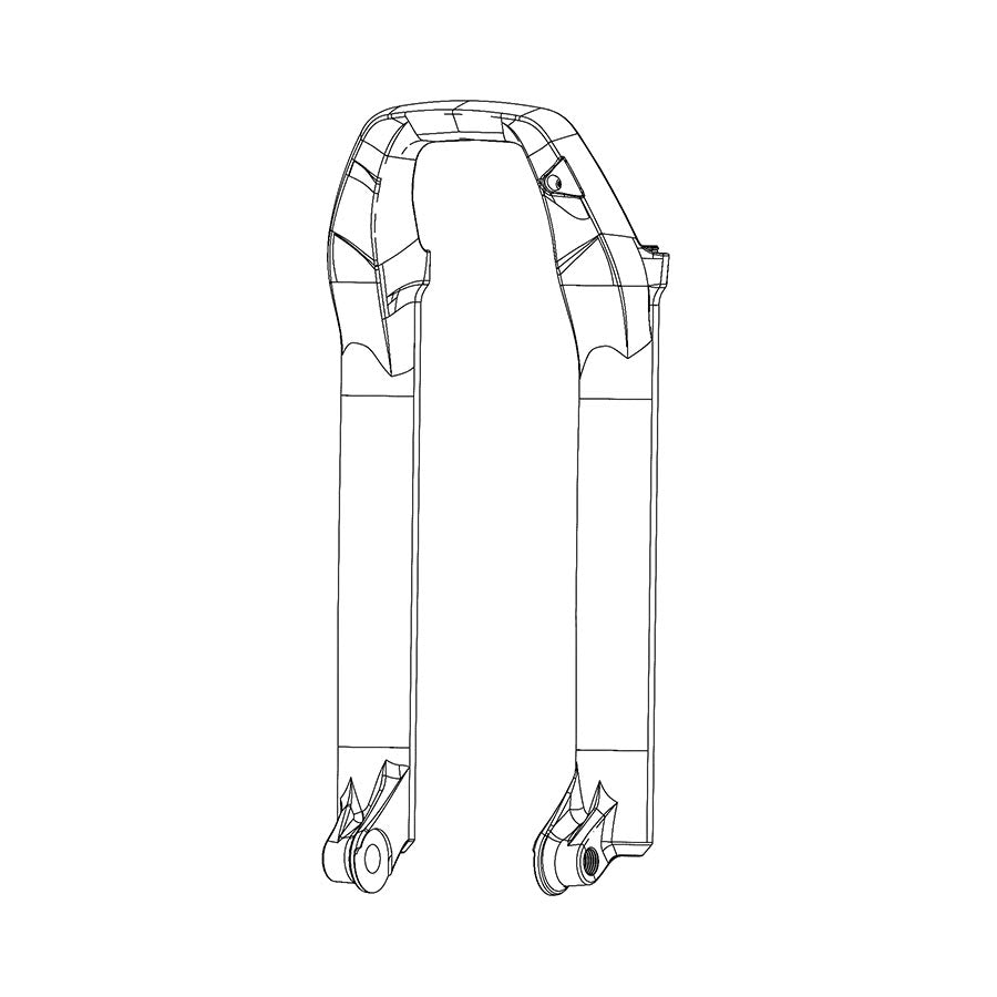 RockShox Lower Leg for Pike 29B SIL B3, 11.4018.091.021