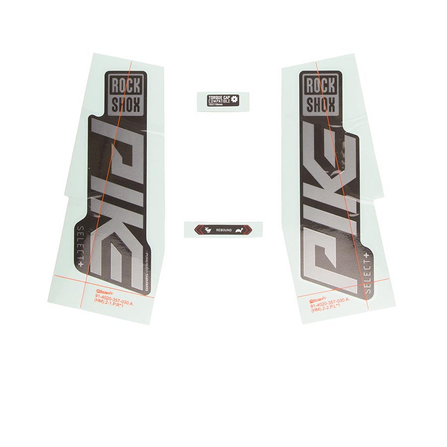 RockShox Decal Kit for Pike SEL+ GPLR/DFB, 11.4018.105.007