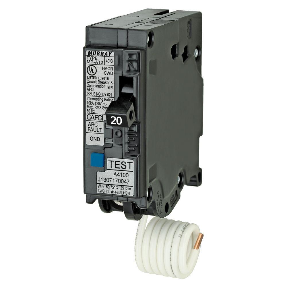 20 Amp 1 in. Single-Pole Combination AFCI Circuit Breaker