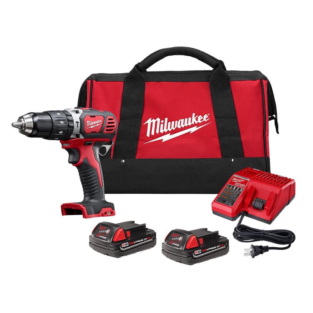 Milwaukee 2607-22CT M18 1/2" HAMMER DRILL COMPACT KIT