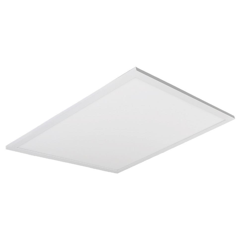 Field Adjustable 2 ft. x 4 ft. Selectable Lumens Integrated LED Panel Light Selectable CCT (4-Pack)