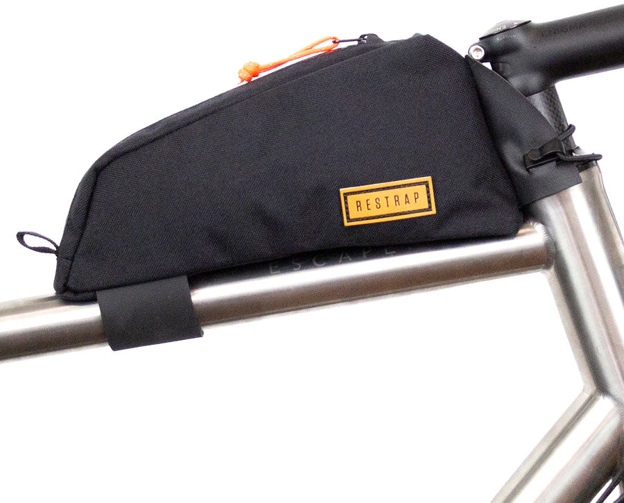 Restrap Strap-On Top Tube Bag - Black