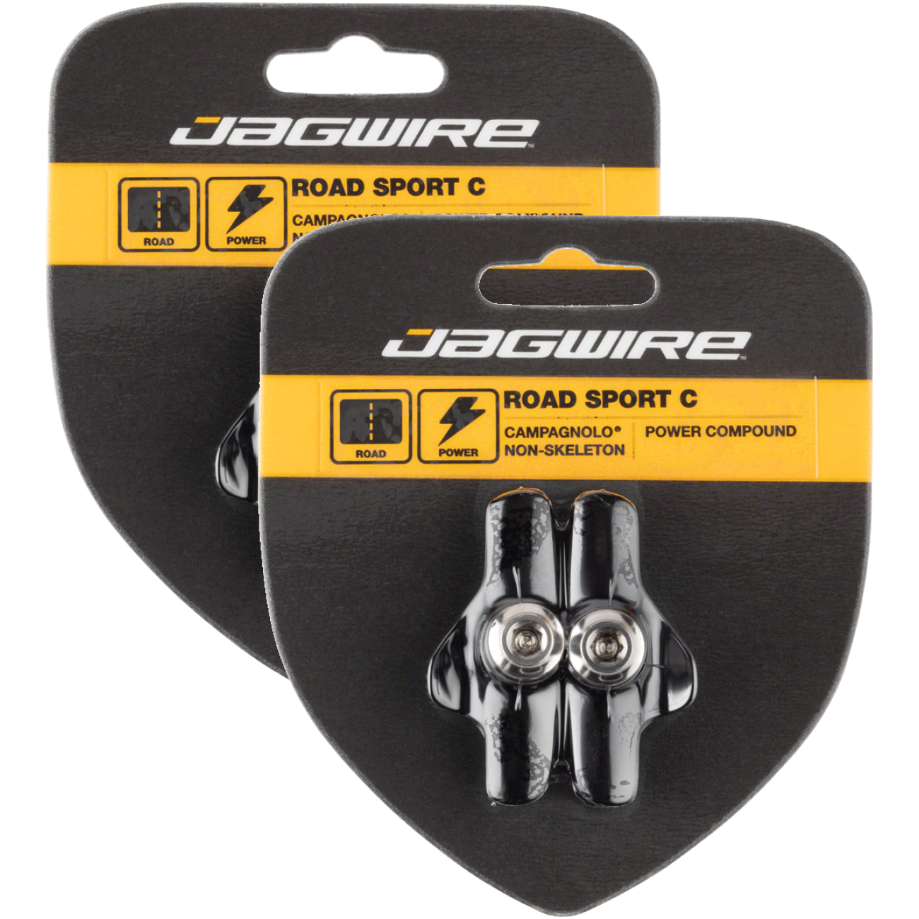 Pack of 2 Pair Jagwire Road Sport C Brake Pads Campagnolo Non-Skeleton