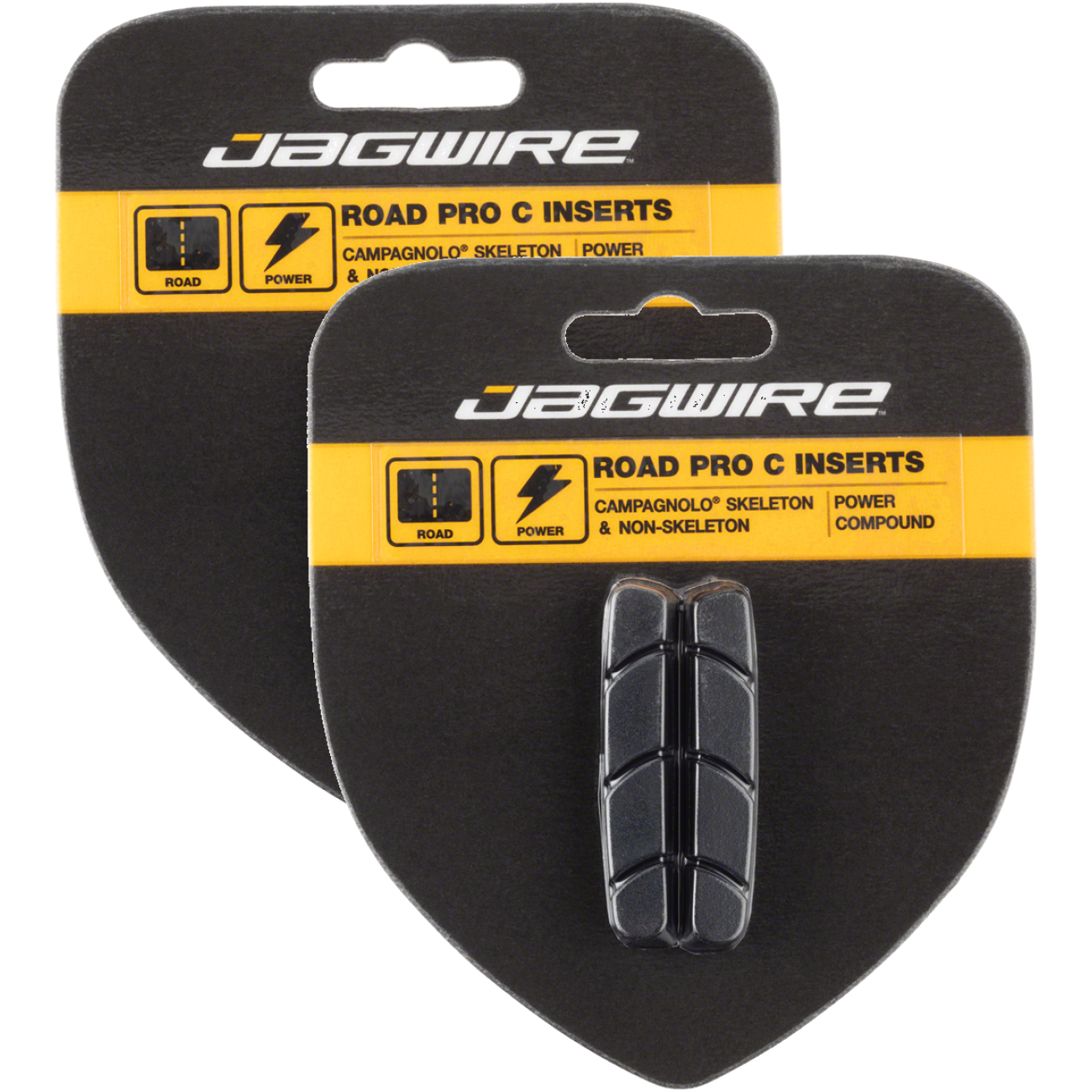 Pack of 2 Pair Jagwire Road Pro C Brake Pad Inserts Campagnolo Friction Fit