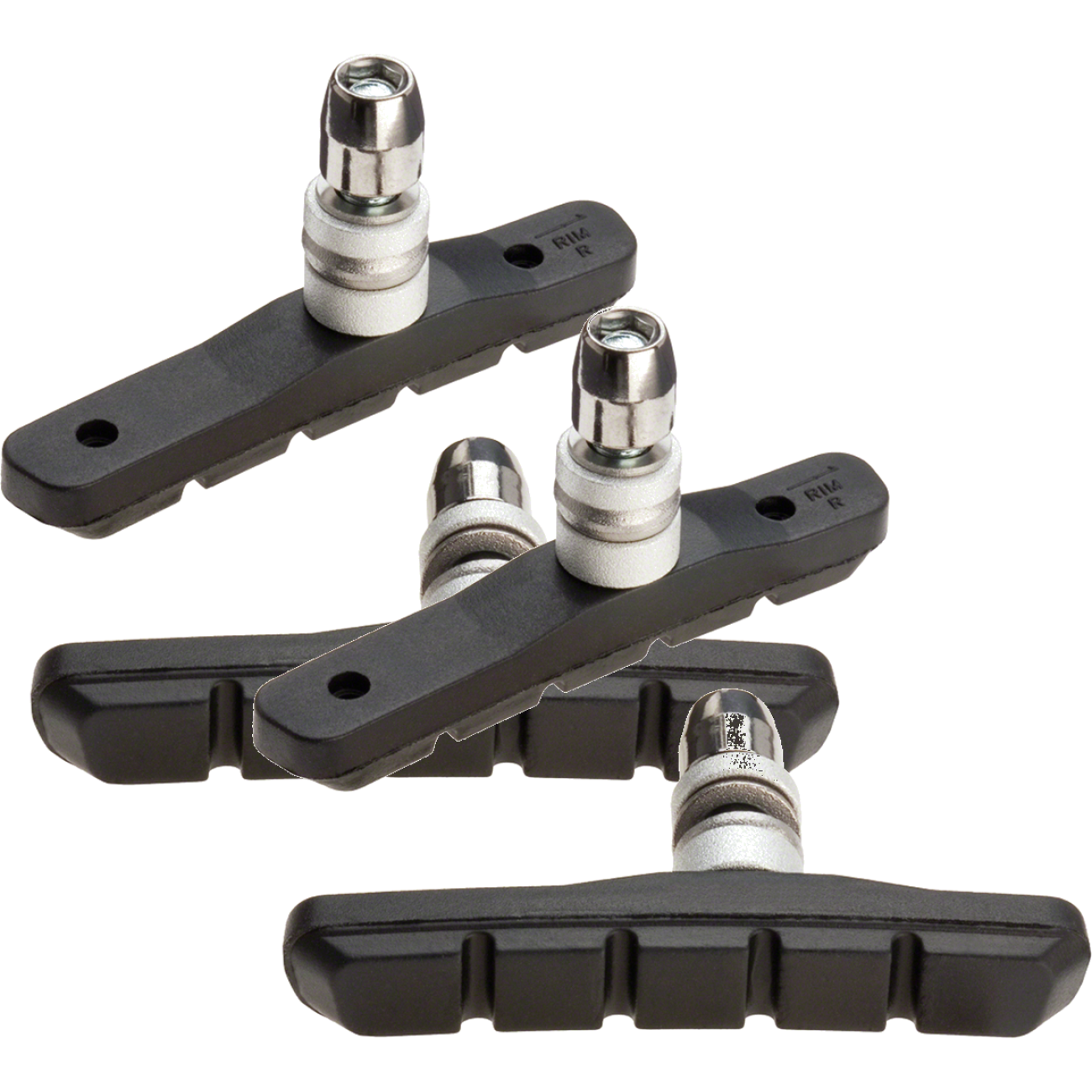 2 Boxes of 50 Pairs Jagwire Mountain Sport V-Brake Threaded Post Brake Pads