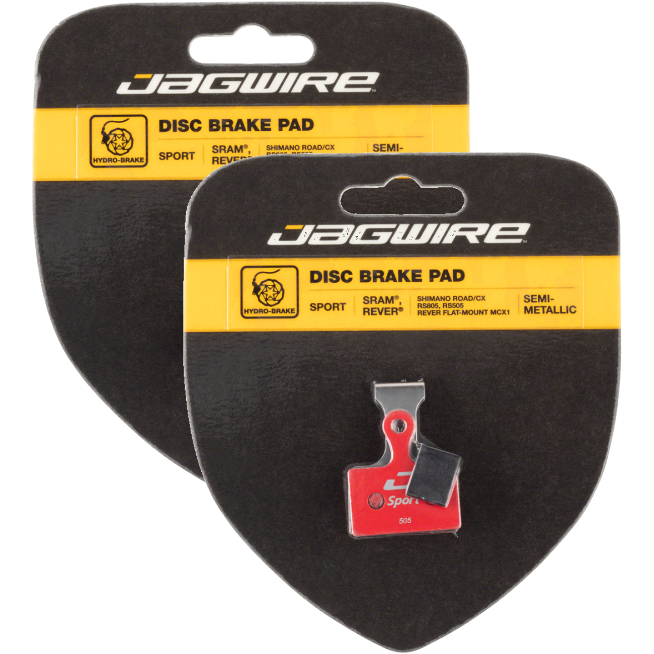 Pack of 2 Jagwire Sport Semi-Metallic Disc Brake Pads