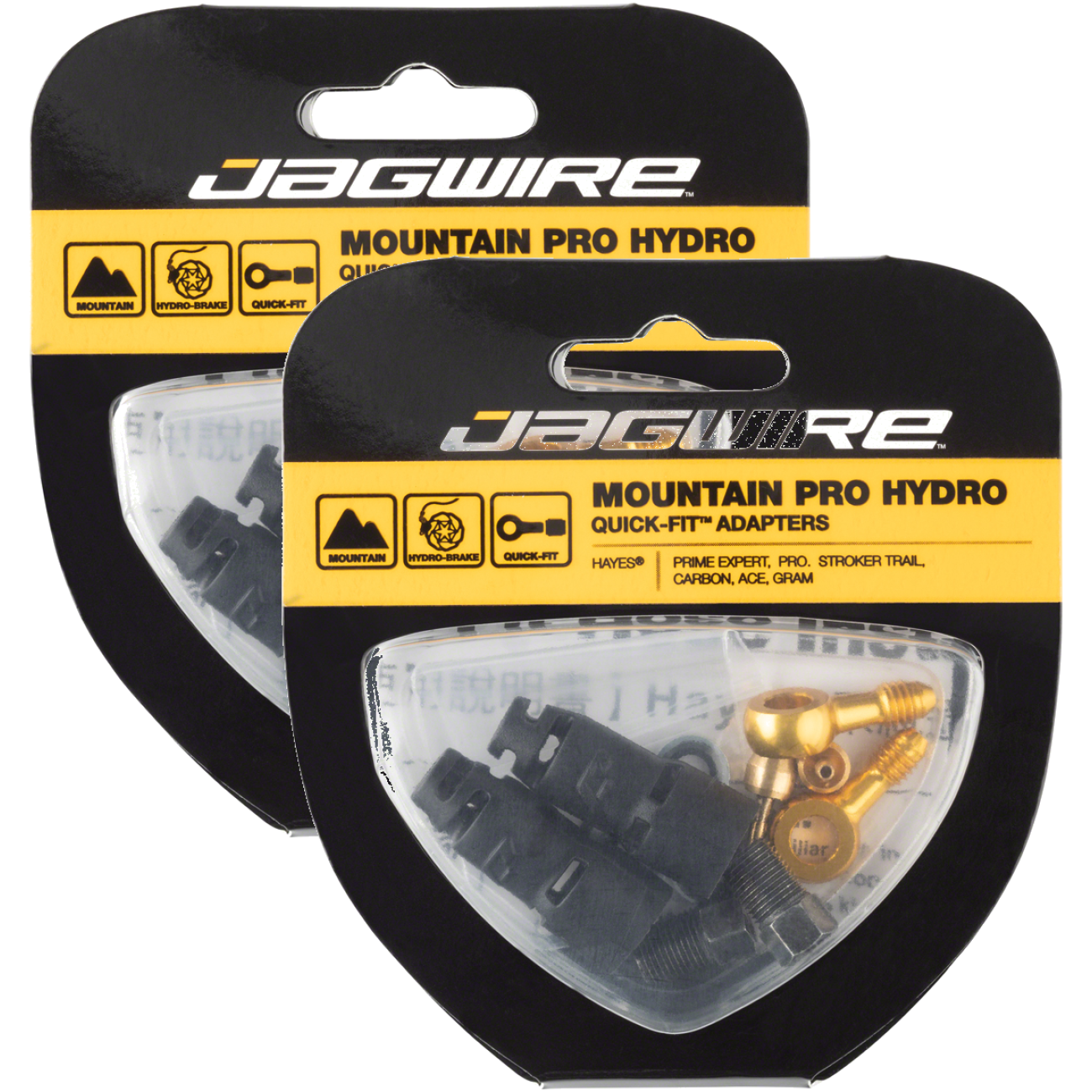 Pack of 2 Jagwire Pro Disc Brake Hydraulic Hose QuickFit Adaptor