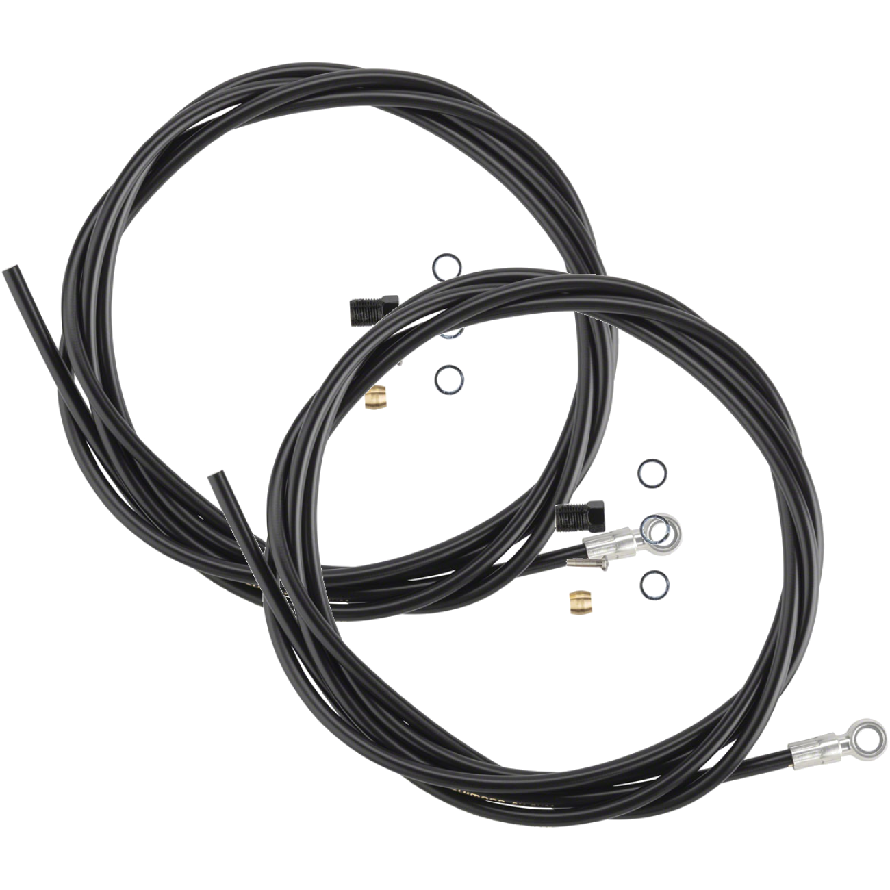 Pack of 2 Shimano SM-BH90-SBM High Pressure Disc Brake Hose Kits, 2000mm, Black