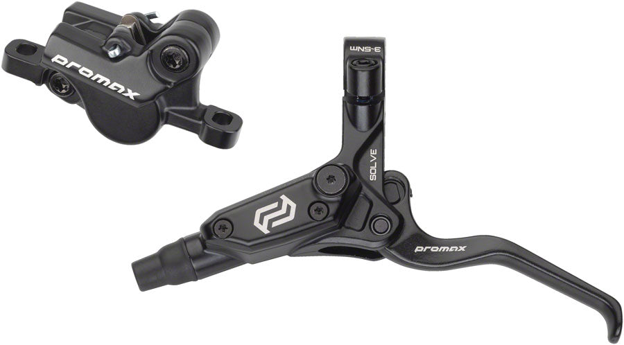 Promax Solve DSK-923 Disc Brake and Lever Set - Front 2-Piston Hydraulic Post