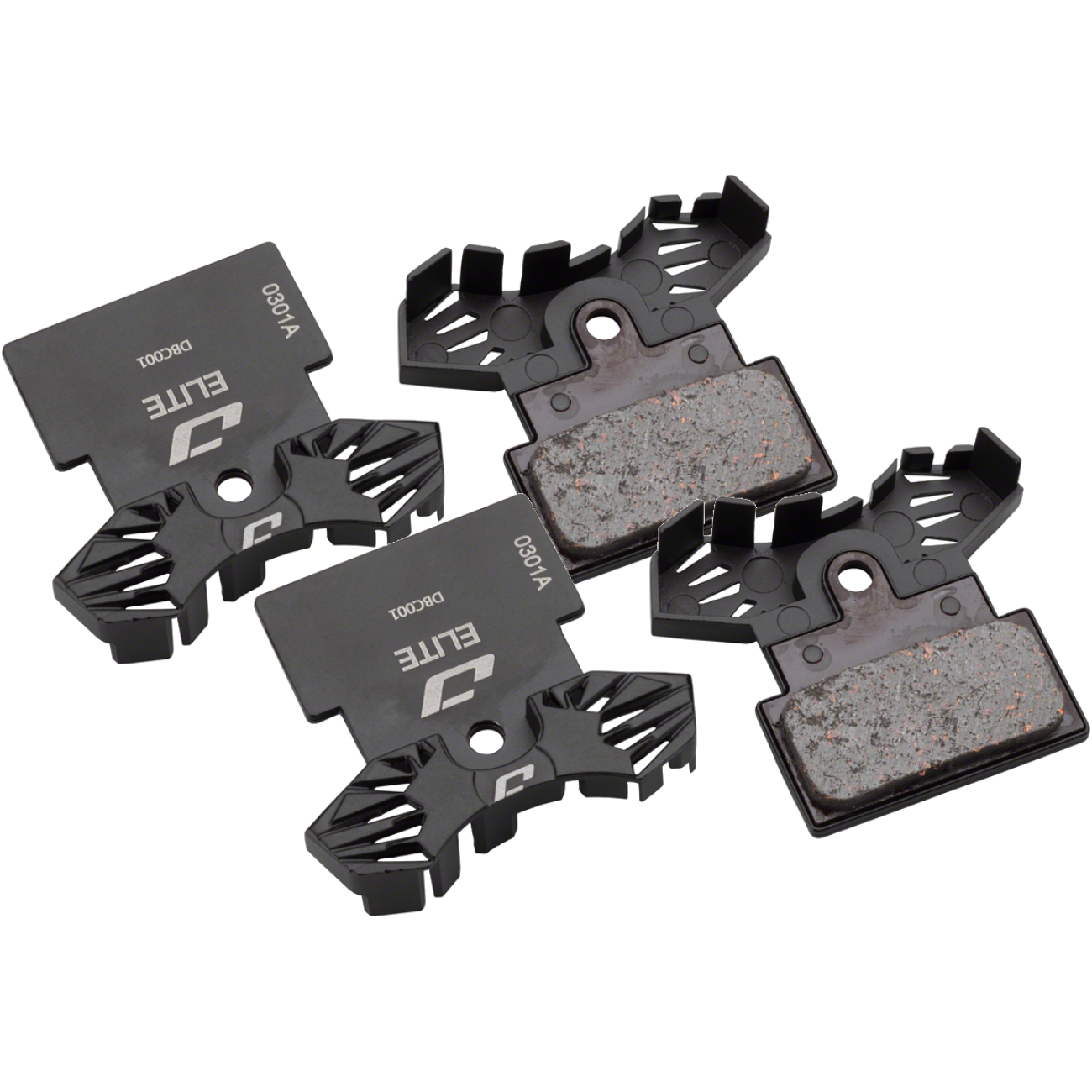 Pack of 2 Pairs of Jagwire Elite Cooling Disc Brake Pads for Shimano