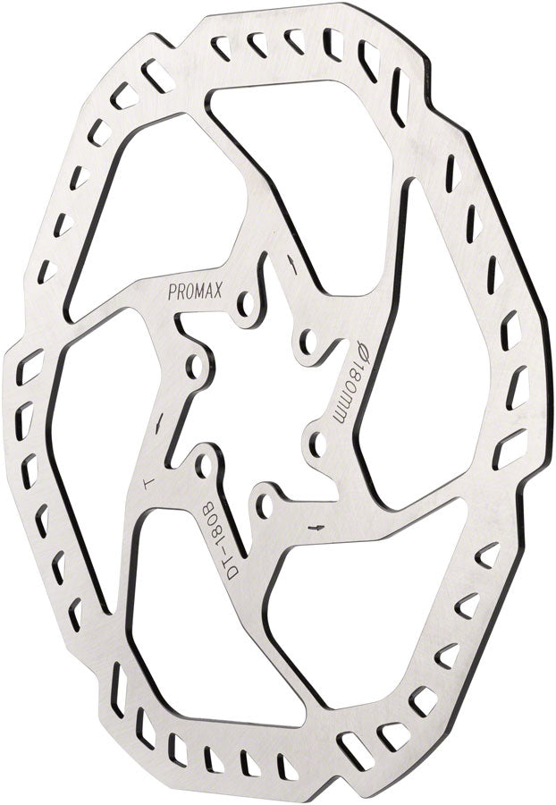 Promax Endurance E1 Disc Brake Rotor - 180mm, 6-Bolt, Silver