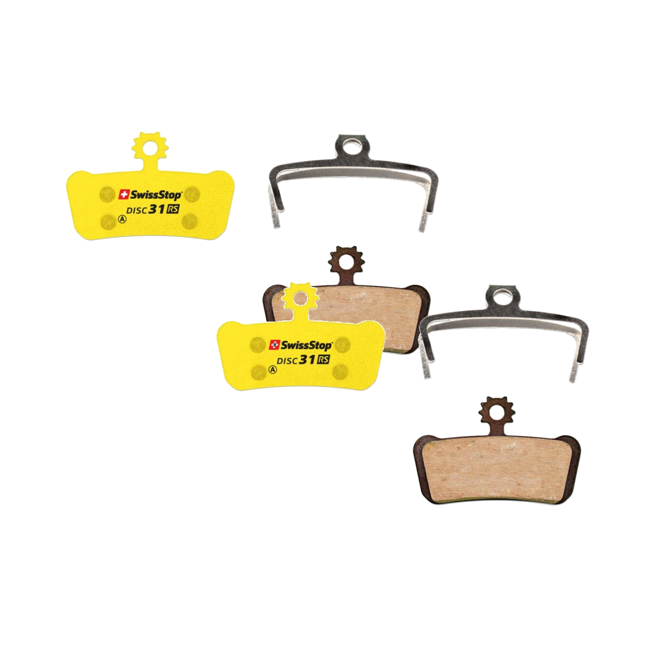 Pack of 2 SwissStop RS 31 Disc Brake Pad - Organic Compound