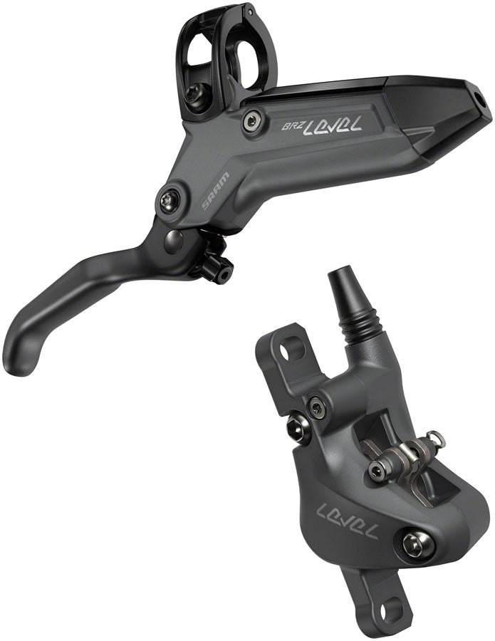 SRAM Level Bronze Stealth Disc Brake and Lever - Front, Post Mount, 2-Piston, Aluminum Lever, SS Hardware, Dark Polar,