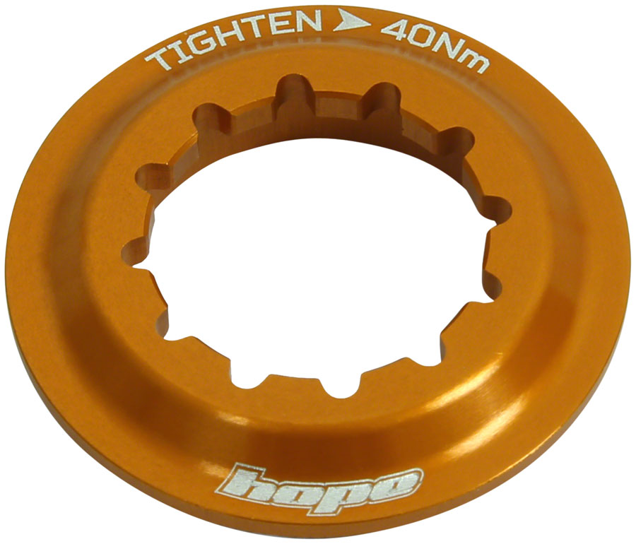 Hope Center Lock Disc Lockring - Orange Compatible With Other Manufacturers