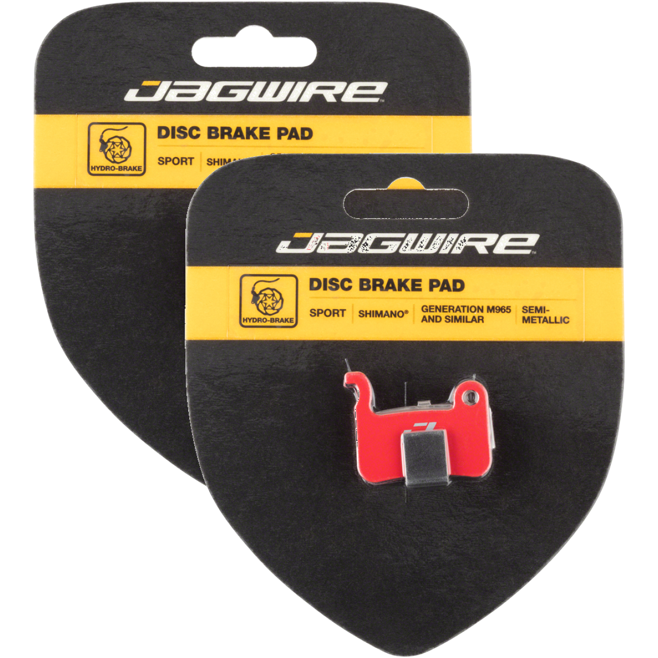 2 Pack Jagwire Sport Semi-Metallic Disc Brake Pads | Shimano XTR M965/M966/M975