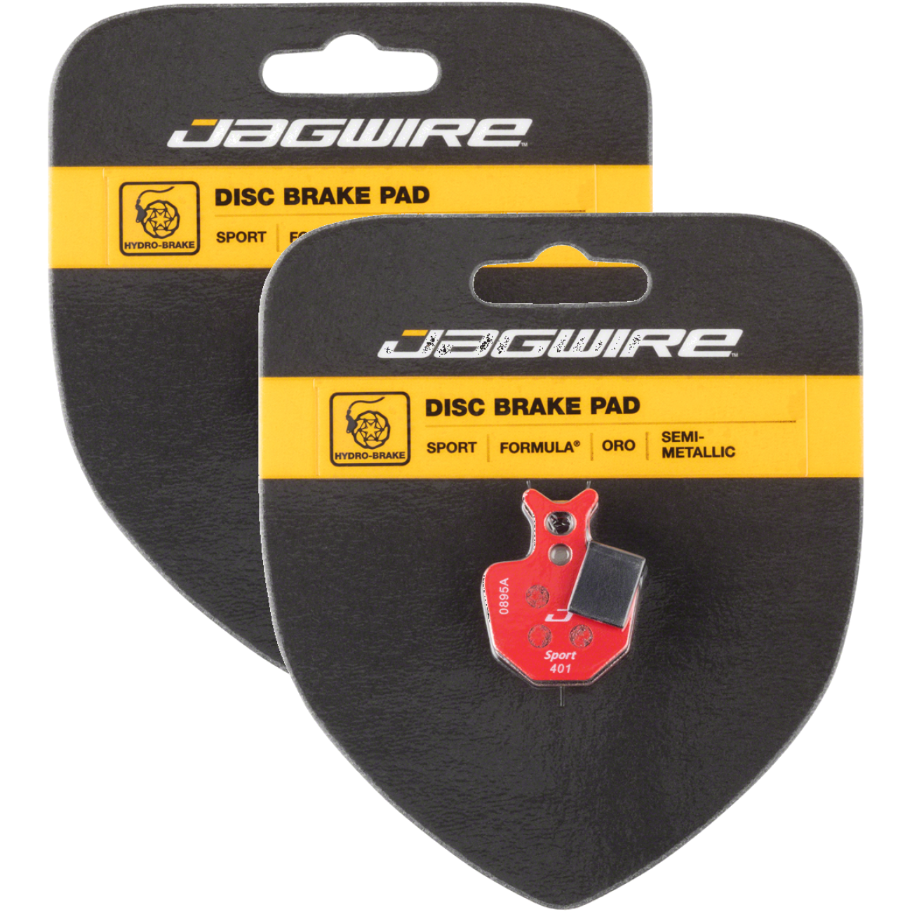 Pack of 2 Jagwire Mountain Sport Semi-Metallic Disc Brake Pads for Formula ORO