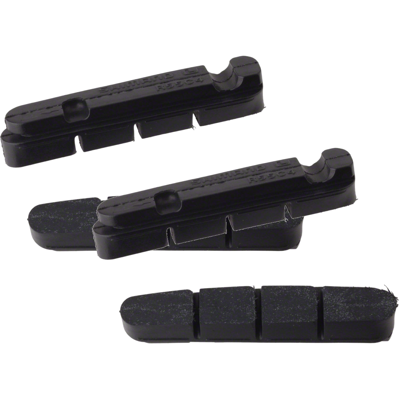 Pack of 2 Shimano R55C4 Road Brake Pads Pair Cartridge - Long Lasting Rubber