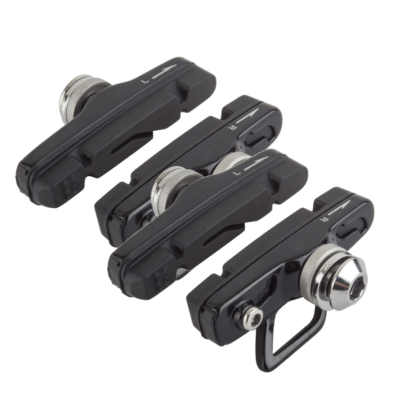 Pack of 2 Origin8 Vise Road Cartridge Pads Shimano All-Weather Alloy+