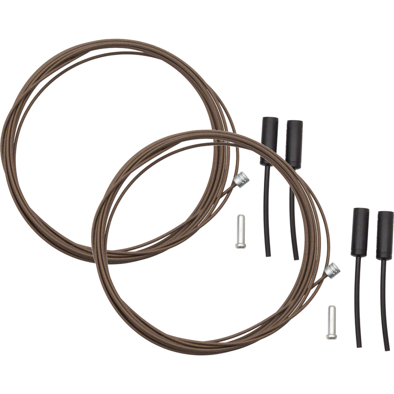 2 Pack Shimano Dura-Ace Polymer-Coated Stainless Steel 1.2 x 2100mm, Derailleur