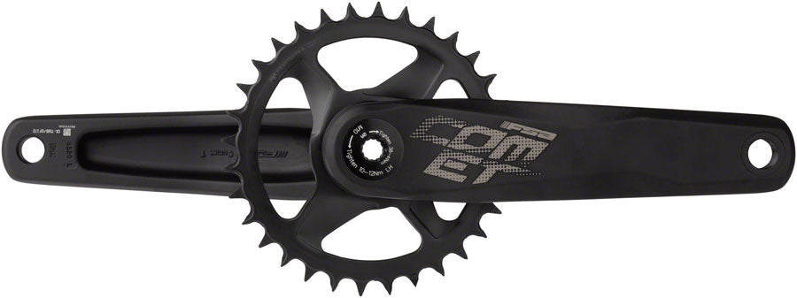 FSA Comet HD Modular 1x Crankset 175mm 11/12-Spd 32t Aluminum Black