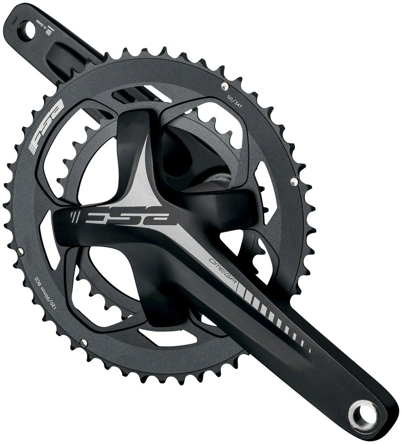 FSA Omega AGX Crankset 172.5mm 10/11-Speed 30/46T 120/90mm BCD 386 EVO