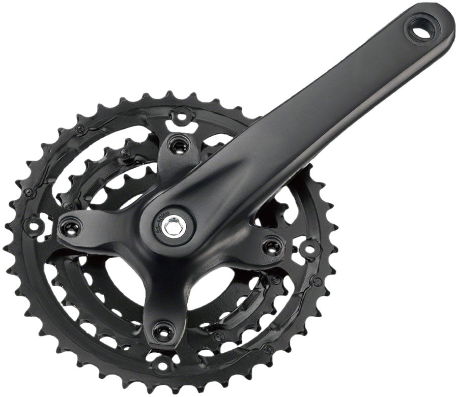 Samox AF29 Crankset - 175mm, 9-Speed, 48/36/26t, 104/Riveted BCD, JIS Square Taper Spindle Interface, Spindle Bolts Sold
