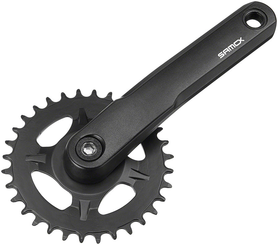 Samox AM38J Crankset - 145mm, 11-Speed, 30t, Direct Mount Samox, JIS Square Taper Spindle Interface, Spindle Bolts Sold