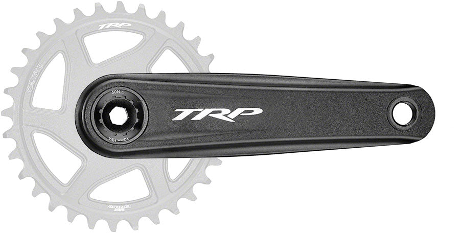 TRP CK-8050 Crankset - 170mm, 12-Speed, For 68/73mm Frame BB, DM CINCH Chainring Interface, 30mm Spindle, Sandblasted