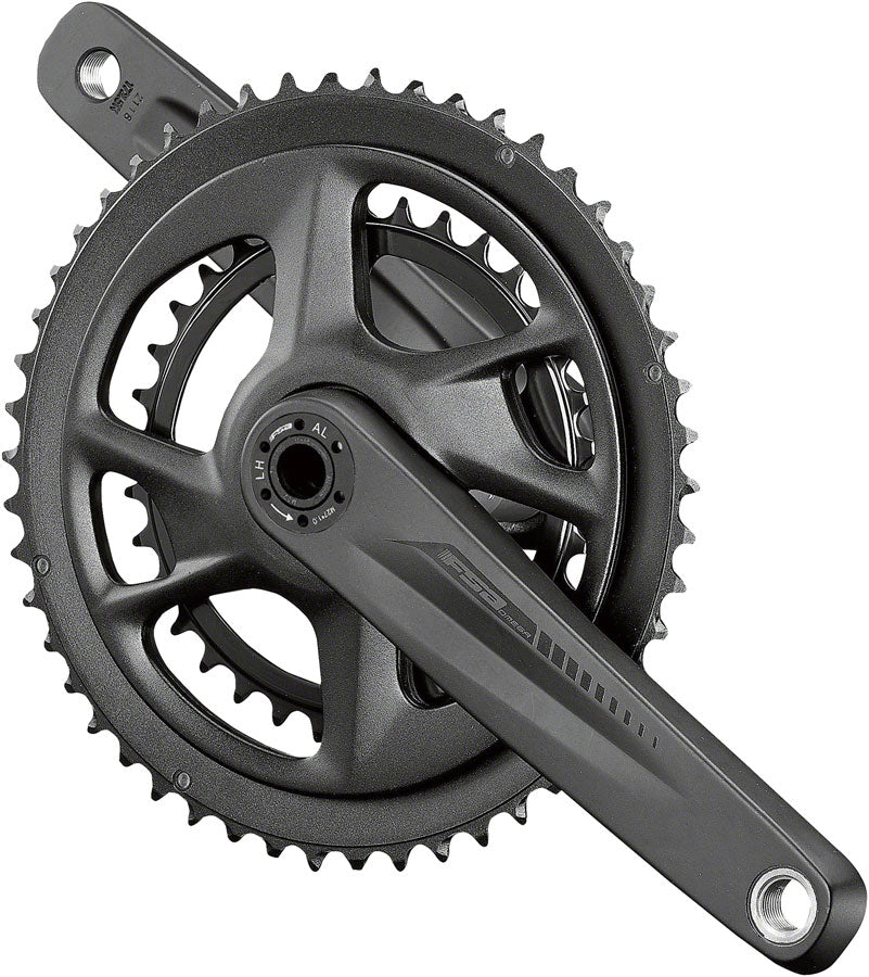 Full Speed Ahead Omega AGX 2x Crankset - 172.5mm, 11-Speed, 50/34t, DM/90 BCD, 19mm MegaExo Spindle, N11, Black