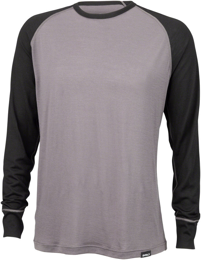 Surly Merino Raglan T-Shirt - Gray/Black MD