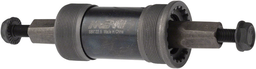 MSW ST100 Square Taper JIS BSA (English) Bottom Bracket 68x122.5mm Spindle Crank