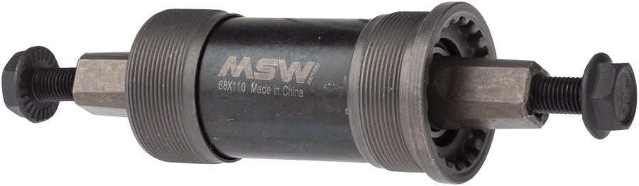 MSW ST100 Square Taper JIS BSA (English) Bottom Bracket 68x110mm Spindle Cranks