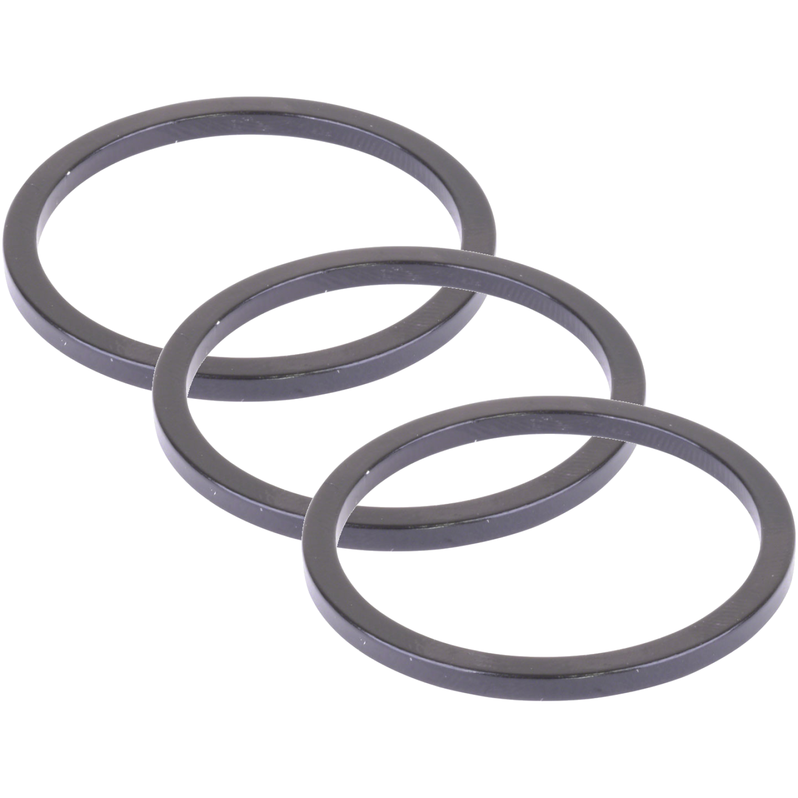 Wheels Manufacturing 2.5mm Black Aluminum Bottom Bracket Spacer, Pack of 3