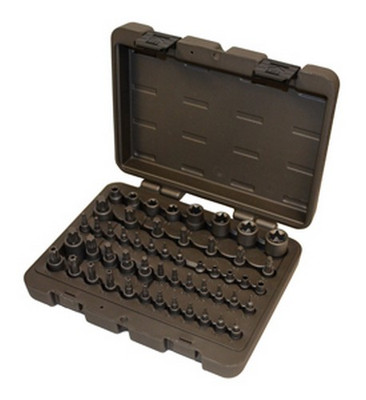 Cal-Van Tools Master Torx Bit Socket Set S2 Steel 52-Piece Plastic Case (934)
