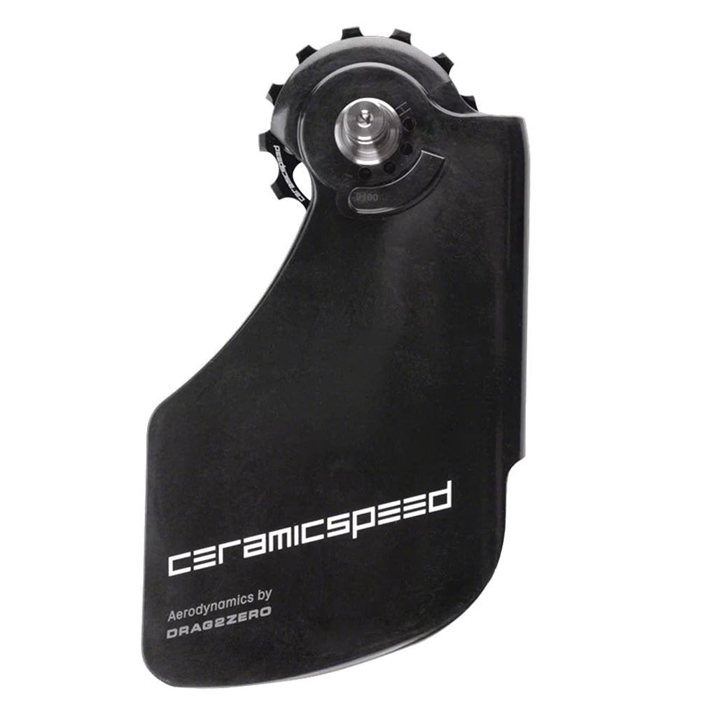 CeramicSpeed OSPW Pulley Wheel Aero System for Shimano 9100/9150 and 8000 SS/8050 SS - Coated Races, Alloy Pulley,