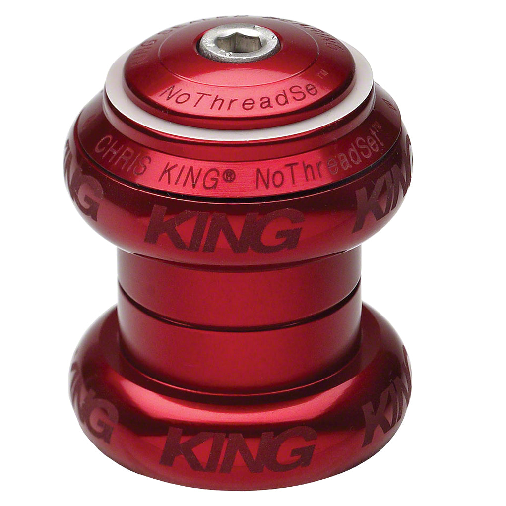 Chris King NoThreadSet Headset - 1", Sotto Voce Red