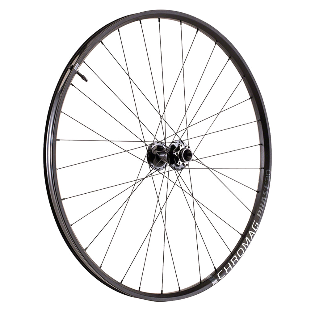 Chromag Phase30 Front Wheel - 29", 15 x 110mm, 6-Bolt, Black