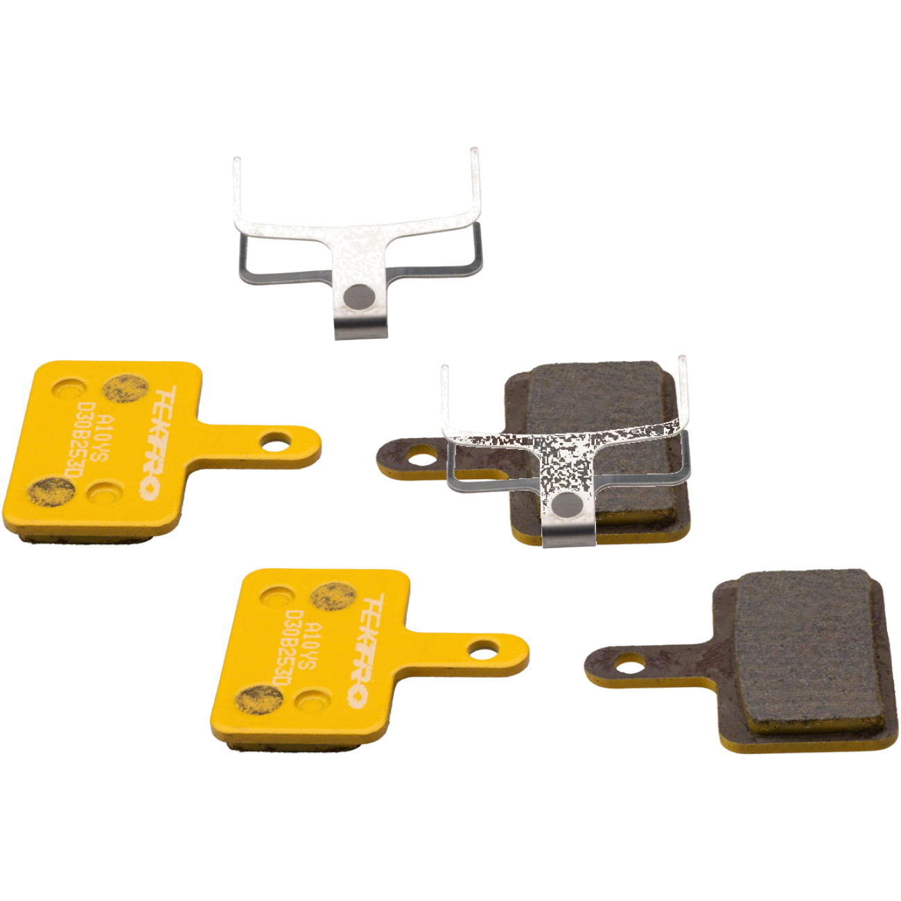 2 Pack Tektro A10YS Disc Brake Pad Metal/Ceramic Compound, w/ 2-Piston Calipers