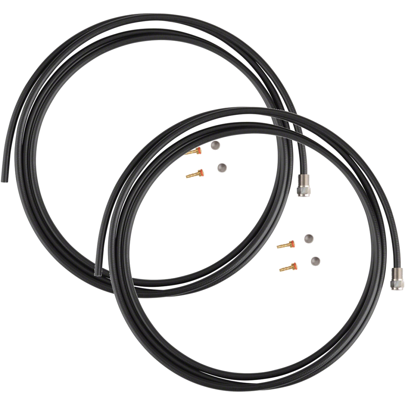 Pack of 2 TRP Disc Brake Hose Kit - 2000 x 5.0mm, Black