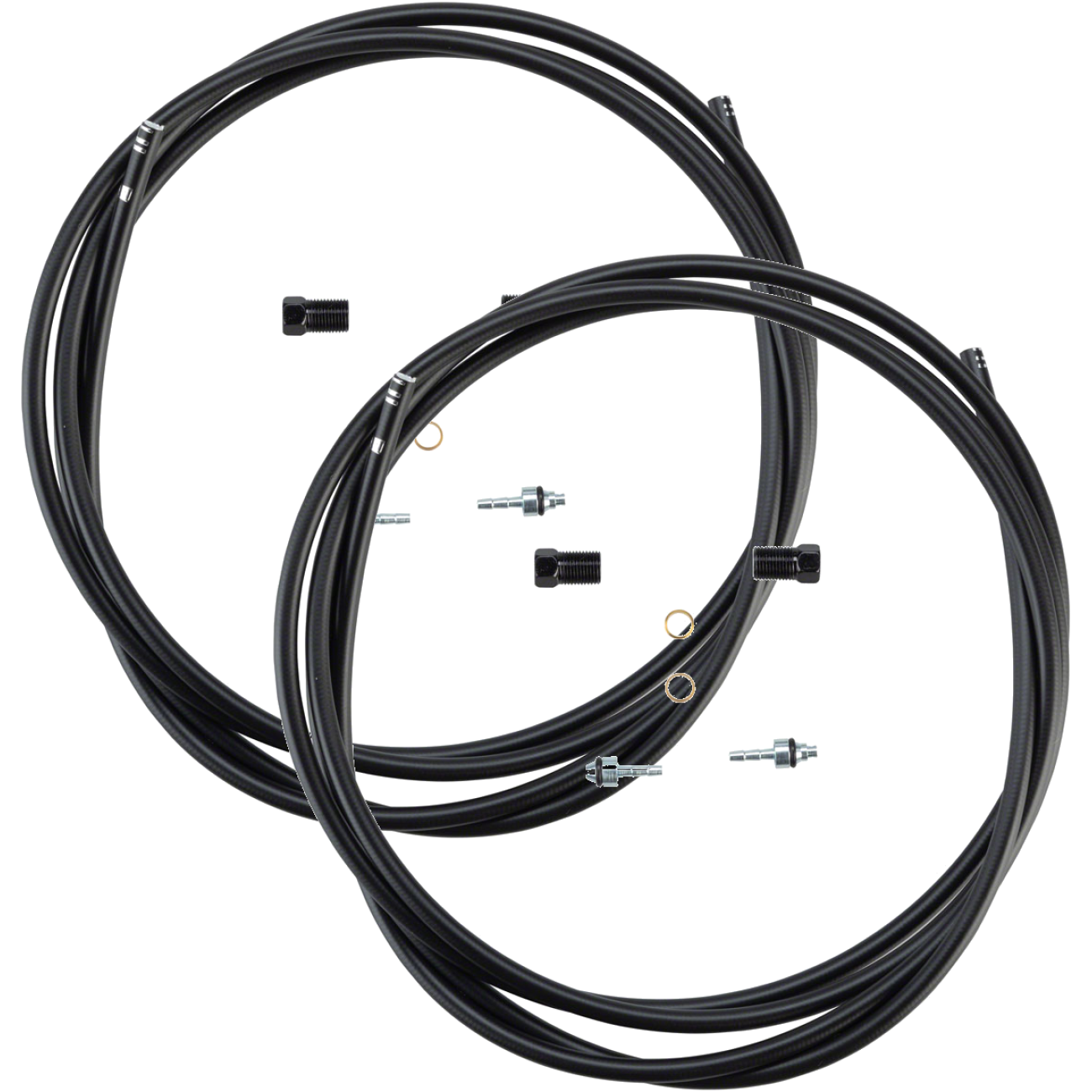 Pack of 2 Promax F1 / DSK-927 Hydraulic Disc Brake Hose Kit Black, 2000mm