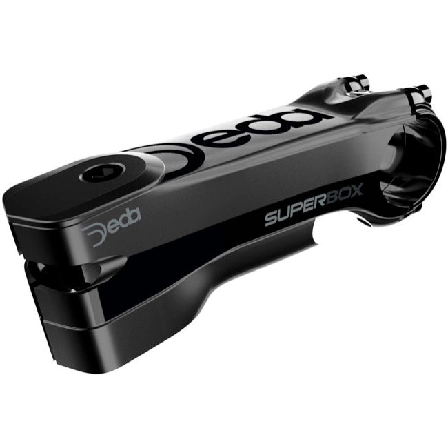 Deda Elementi Superbox Stem Collection – 31.8mm Alloy Aero-Optimized, Internal Cable Routing, Multi-Position, Hydraulic & Electronic Compatible